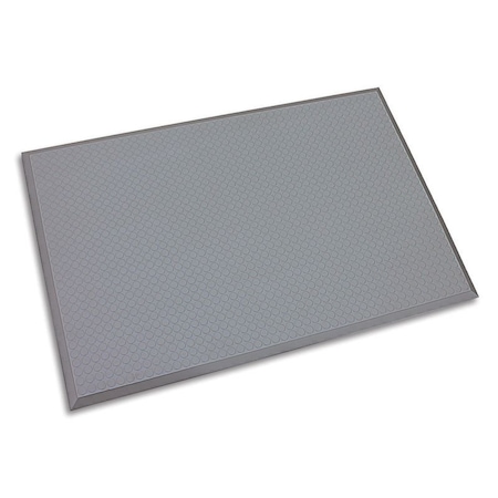 Ergomat Ergomat Infinity Smooth Stainless ESD 3ft x 3ft Anti-Fatigue Floor Mat INS0303-STL-ESD